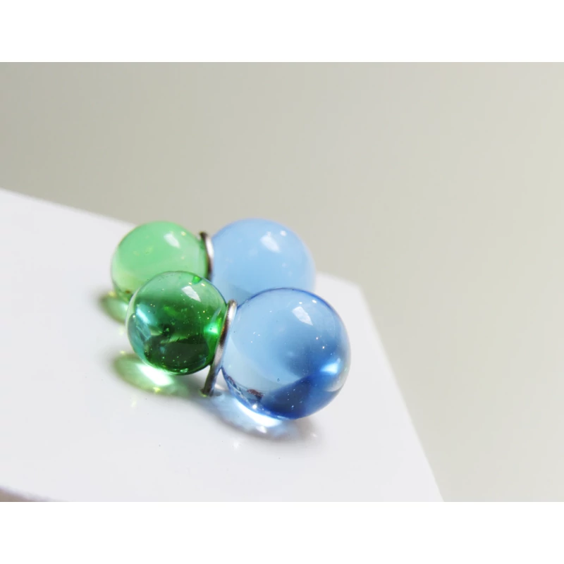 BLUE BALLOON EARRING