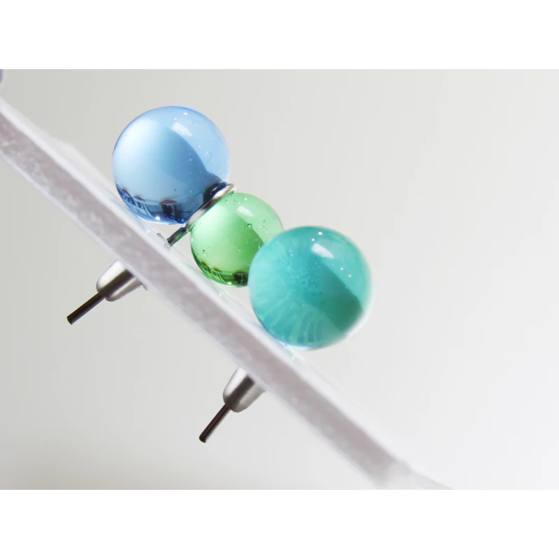 BLUE BALLOON EARRING